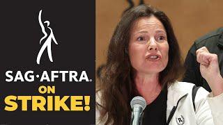 SAG-AFTRA President Fran Drescher TV/Theatrical/Streaming Strike Press Conference Speech