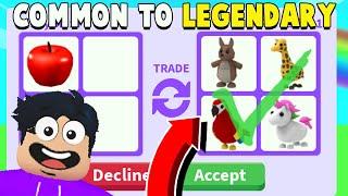 How to Trade COMMON to LEGENDARY in 8 MINUTES in Adopt Me!