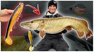 Trying FLATNOSE GIANT - Catching HUGE PIKE  | Team Galant ft. @kanalgratisdotde