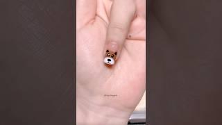 Lovely Bear  Nail Art Design  || Step By Step Tutorial#foryou#ytshorts#viralvideo#jiyafairyarts