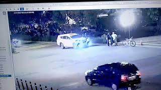 rekaman cctv ledakan di senayan