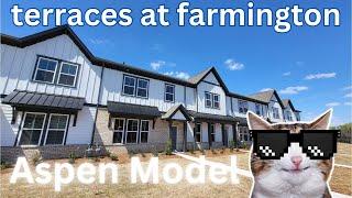 Aspen Model | Terraces at Farmington | Taylor Morrison new townhome construction