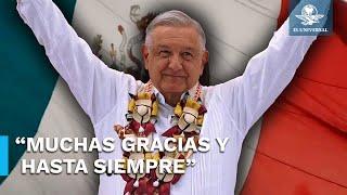 Con emotivo video, AMLO se despide antes de pasar la banda presidencial a Claudia Sheinbaum