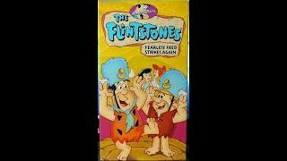 Opening to The Flintstones Fearless Fred Strikes Again! 1994 VHS