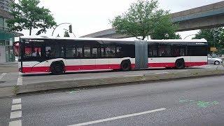 Solaris Urbino Articulated Buses – New in the Streets of Hamburg