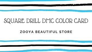 Square Drill DMC Color Card from ZOOYA Beautiful Store ~ #16