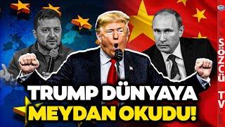 Ukrayna, Rusya, Çin, Avrupa... ABD Geri Dönüyor! Trump'ın Konuşması Dünyayı Salladı