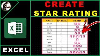 Create a 5 STAR Rating System in Excel