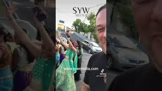 Wedding Car Blocked By Tassa And Women #Shorts