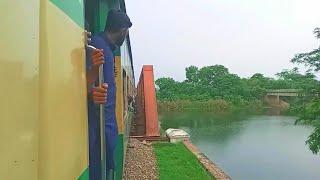 46DN PAKISTAN EXPRESS TRAVELLING AND REACHING WAZIRABAD JUNCTION RAILWAY STATION | Pakistan Railways