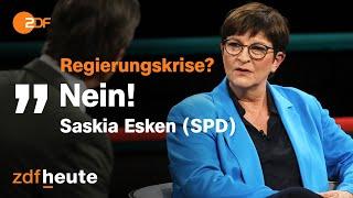 Stecken wir in einer Regierungskrise? SPD-Chefin verneint | Markus Lanz vom 05. Dezember 2023