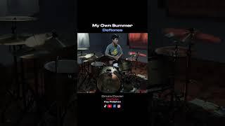 Deftones - My Own Summer (Drum Cover) #shorts #shortvideo #drumcover #deftones #myownsummer