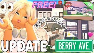 *NEW FREE & PREMIUM HOUSES* UPDATE IN BERRY AVENUE!! HUGE SUMMER MAP UPDATE & MORE!!