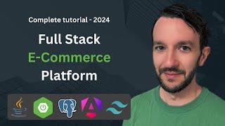 Build a Full Stack E-commerce app with Spring boot 3, PostgreSQL, Angular 18 and Tailwind CSS (2024)