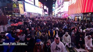 Taraweeh Times Square NYC March 2 2025