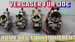 Wie gut ist ein 30€ Vergaser von TEMU ? vergleich mit Original Mikuni VM 20 - Simson Tuning