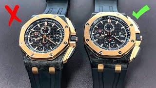 How to Spot Fake Watches - Audemars Piguet Royal Oak Offshore