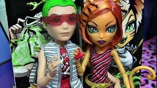 MONSTER HIGH DEUCE GHOULS ALIVE GORGON TORALEI STRIPE DOLL REVIEW VIDEO!!!