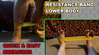 QUICK AND TO THE POINT, ANKLE RESISTENCE BAND WORKOUT ROUTINE