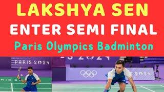 LAKSHYA SEN MAKES HISTORY IN PARIS #olympics #badminton #india #sports