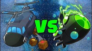 SUB VS HELI :: INSANE BANANZA LATEGAME TOWER BATTLE! :: Bloons TD Battles