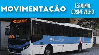 Terminal Cosme Velho - Movimentação de ônibus urbano - ônibus Braso Lisboa, Transurb, Alpha #15