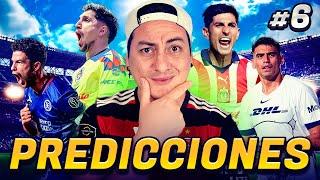 ¡MIS PREDICCIONES JORNADA 6 LIGAMX!