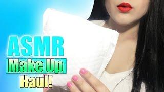 ASMR Makeup Haul - CoverGirl Red Lipstick & Sally Hansen Nail Polish!