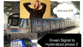 Hyderabad metro phase-II #metro #hyderabadmetro #trending #viralshorts #hyderabadmetrorailphase2