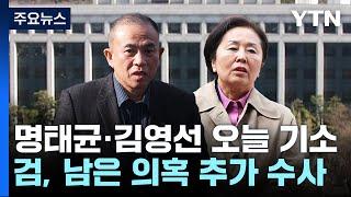 '공천 개입 의혹' 명태균·김영선 오늘 구속 기소...수사 계속 / YTN