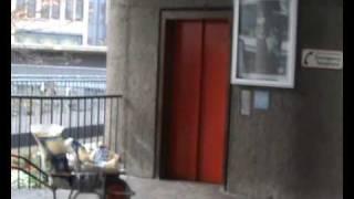 Tour of the lifts at the Barbican estate walkways