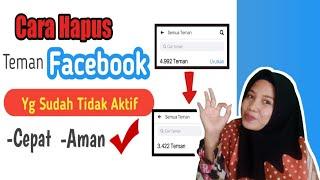 Cara cepat menghapus teman Facebook yang sudah tidak aktif lagi Terbaru Ter aman 100% work