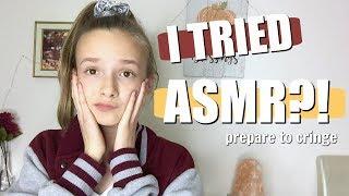 I Tried ASMR for the First Time?!