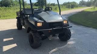 2018 CLUB CAR CARRYALL 1700 DIESEL 4X4 UTV DUMP BED