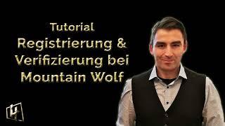 Tutorial - Registrierung & Verifizierung bei Mountain Wolf 2023