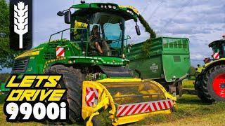 Lets drive John Deere 9900i | cabview