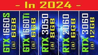 GTX 1660S vs GTX 1660Ti vs RTX 3050 vs RTX 2060 vs RTX 3060 || NEW DRIVER ||