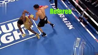  IS THIS A KNOCKDOWN ? Abdullah Mason Angel Barrera Referee didn't get the memo YOU BE THE JUDGE