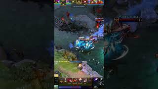 Queen of Pain lo pensará 2 veces antes de soltar los items para cargar mana ‍ #dota2