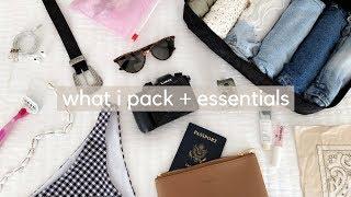 What I Pack + My Travel Essentials ️