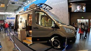 Alpine X-Cross Cabin compact RV Camper Van Ford new model 2024 CMT walkaround and interior V1852