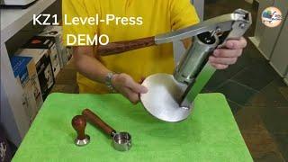 Level-Press KZ1 espresso maker Demo