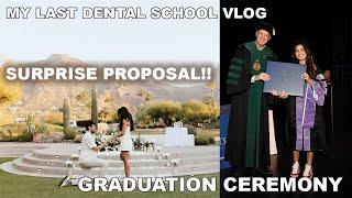 SURPRISE Proposal & Graduation Ceremony - Dental School Vlog #18