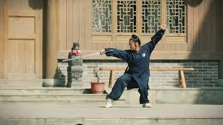 Wushu performance by student