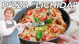 Rețetă ușoară de pizza turnată - pizza "lichidă" la tavă