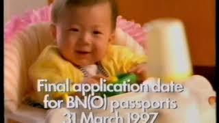 Promotional video for BNO Passports final application date