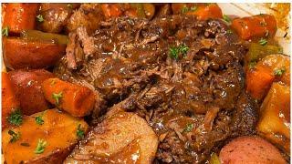 How To Make The Best Pot Roast You'll Ever Need | Easy #homemade #potroast