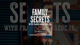 Family Secrets with Frank Calabrese Jr. at The Mob Museum #mafia #truecrime #shorts