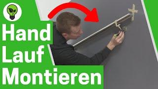 Handlauf Montieren  GENIALE ANLEITUNG: Wie Treppenhandlauf für Treppengeländer Richtig Anbringen???