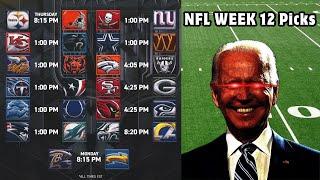 My NFL Week 12 Predictions